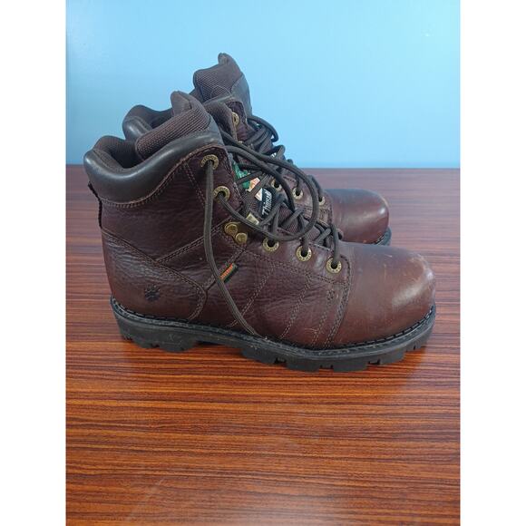 Wolverine Guardian CSA Steel Toe Work Boots Size 10 Oil Resistant Dark Brown main image 16